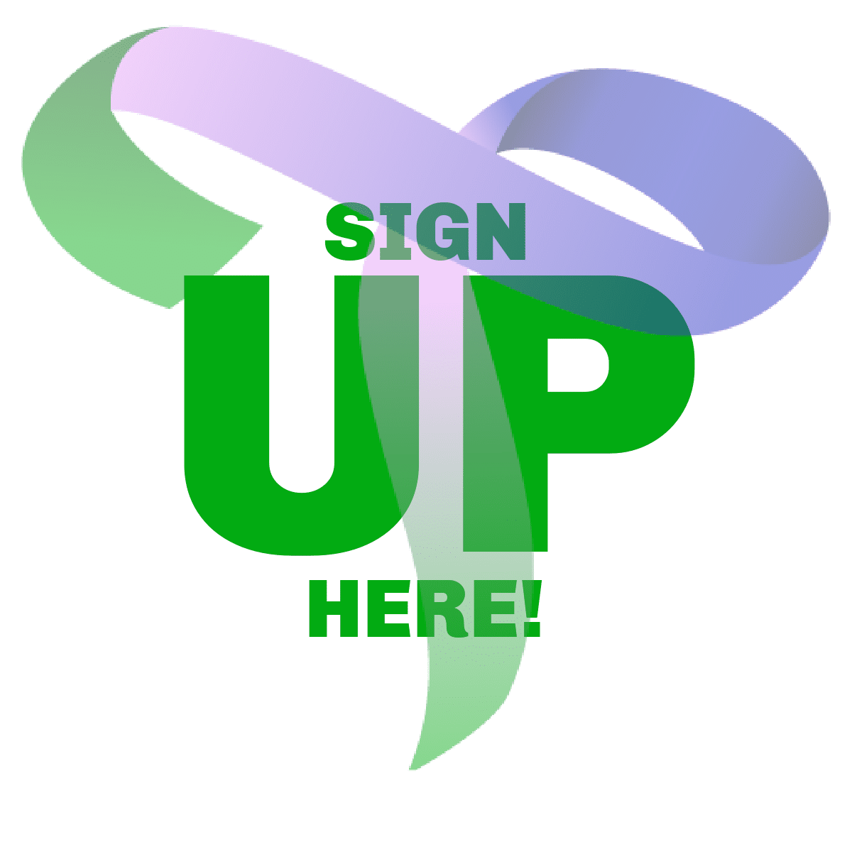 Sign up here logo